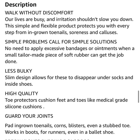 Gel Toe Caps - Picture 8 of 8